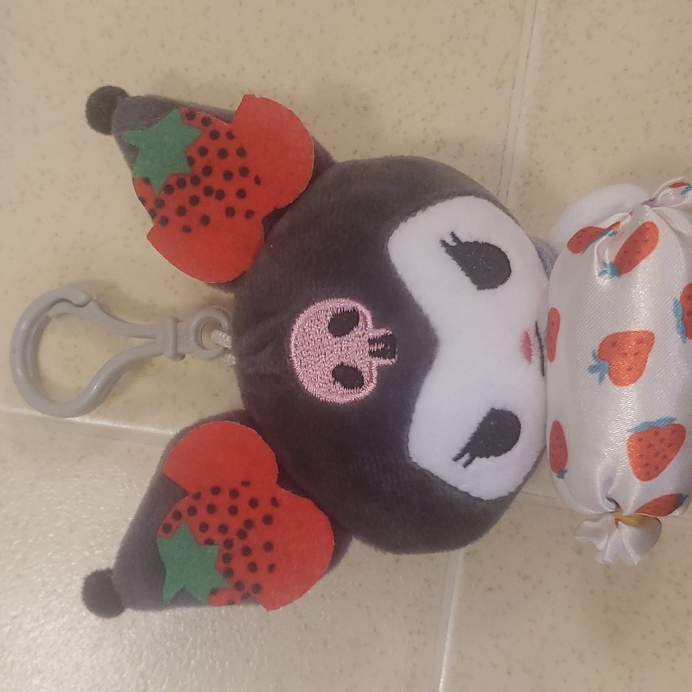 Kuromi plush keychain fob NWNT - Picture 2 of 4